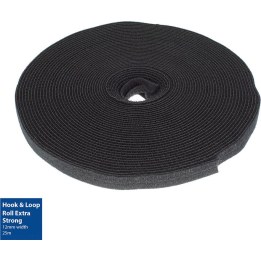 Hook & Loop extra strong 12mm, 25m