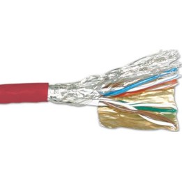 CAT6 S/FTP PVC stranded patch red 305 m