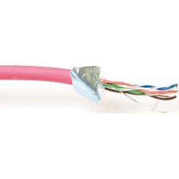 CAT5E F/UTP LSZH stranded patch red 100 m