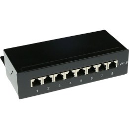 Surface mounted box shielded 8 ports CAT6
