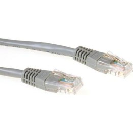 Grey 30 meter U/UTP CAT6 patch cable with RJ45 connectors