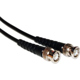 RG-58 patch cable, black, 50 ohms, 5.00 m