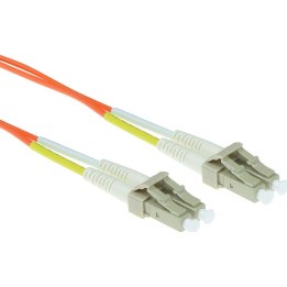 5 meter LSZH Multimode 50/125 OM2 fiber patch cable duplex with LC connectors