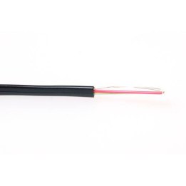Modular flatcable 6 conductors black
