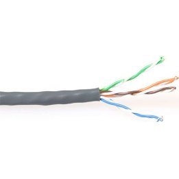CAT5E U/UTP PVC solid grey 100 m