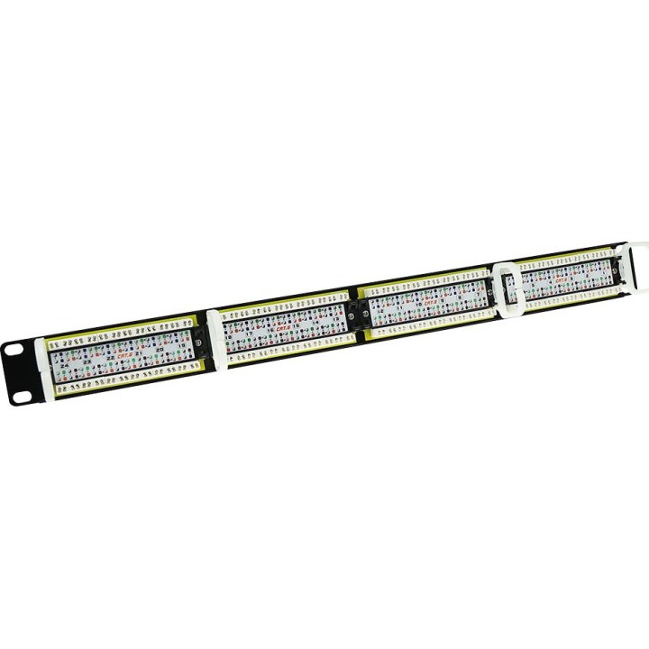 CAT6 unshielded patch panel, 24 ports
