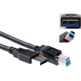 USB 3.0 A macho - USB B macho, 5,00 m