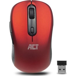 Wireless Mouse, USB nano receiver, 1600 dpi, red