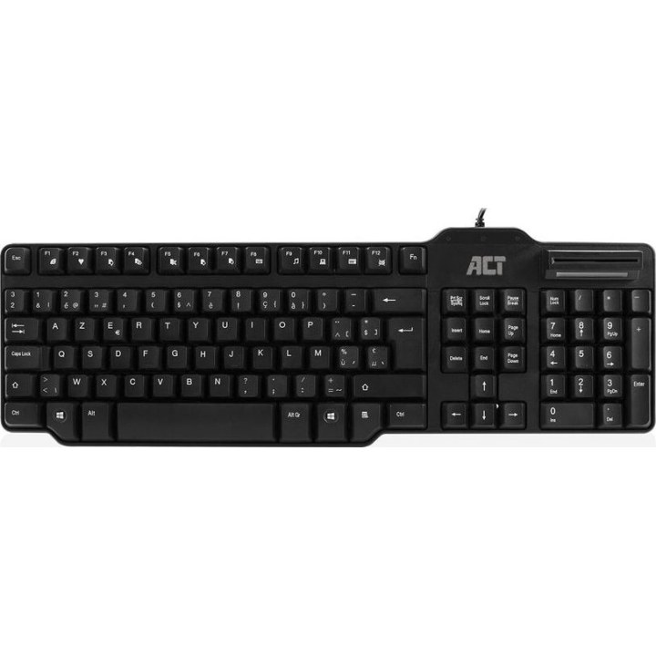 Wired keyboard with smart card reader (AZERTY/BE layout)