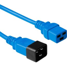 Cable de alimentación C19 - C20 azul, 1,8 m