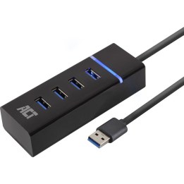 ACT USB-Hub 3.0 mit 4 Anschlüssen USB-A