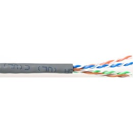 CAT6 U/UTP stranded patch cable, grey, 305 m