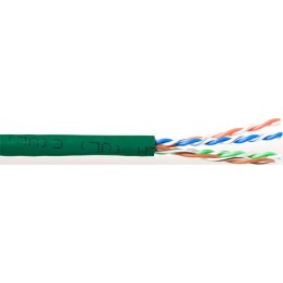 CAT6 U/UTP stranded patch cable, green, 305 m