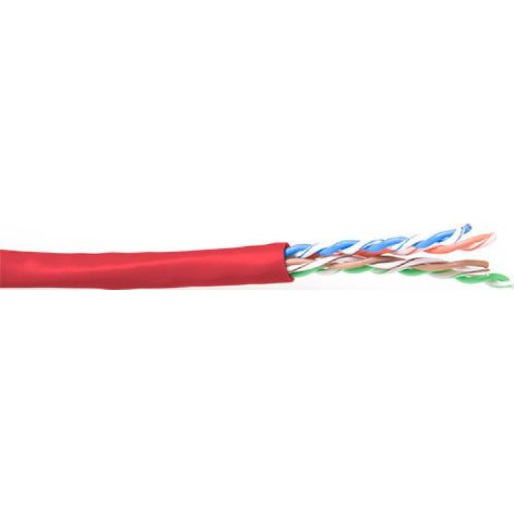CAT6 U/UTP stranded patch red 100 m
