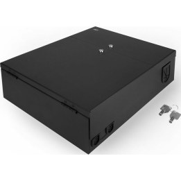 Lockable zone enclosure patch box 8 slots for fiber and copper