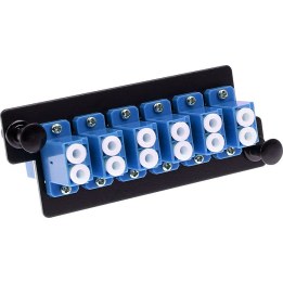 Plaque d'adaptation 6xLC duplex (12F) OS2