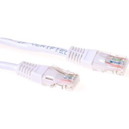 White 20 meter U/UTP CAT6 patch cable with RJ45 connectors