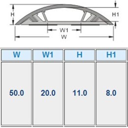 Wiring duct round type PVC 50 mm