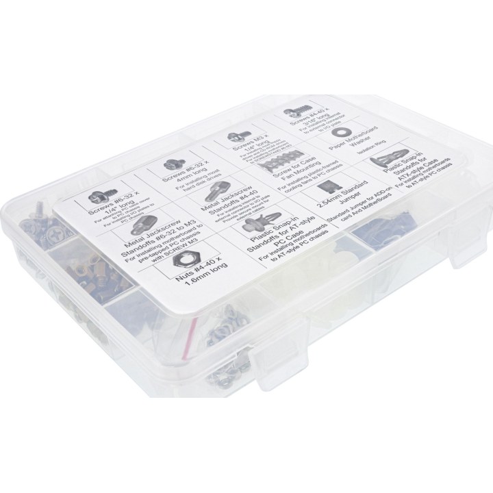 InLine PC screw set, 550-piece