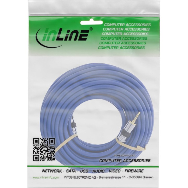 Conector jack de 3,5 mm ST/ST InlinePREMIUM 15