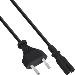 InLine® Euro 8 power cable 10 m black