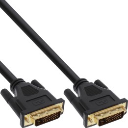 Cable DVI-D INLINE PREMIUM de 3 m. Cable DVI-D INLINE PREMIUM con conectores chapados en oro, Dual Link digital, 24+1, macho a m