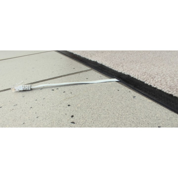 INLINE flat Cat.6 U/UTP patch cable, white, 5m