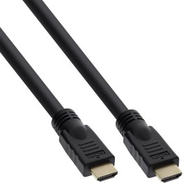 INLINE INLINE HDMI HighSpeed Kabel PREMIUM St/St mit Ethernet abwaertskompatibel vergoldete Kontakte 4K2K schwarz 10m
