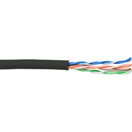 CAT5E U/UTP stranded patch black 100 m