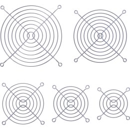 InLine 80mm Metal Fan Grille