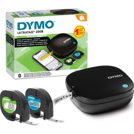 Dymo LetraTag 200B label maker with Bluetooth, black