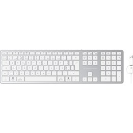 Teclado USB delgado, conexión USB-A/USB-C, distribución PT ws