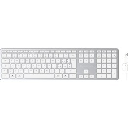 Teclado USB delgado, conexión USB-A/USB-C, distribución IT ws