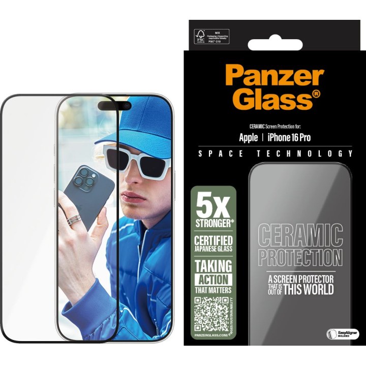 PanzerGlass Ceramic iPhone 16 Pro UWF