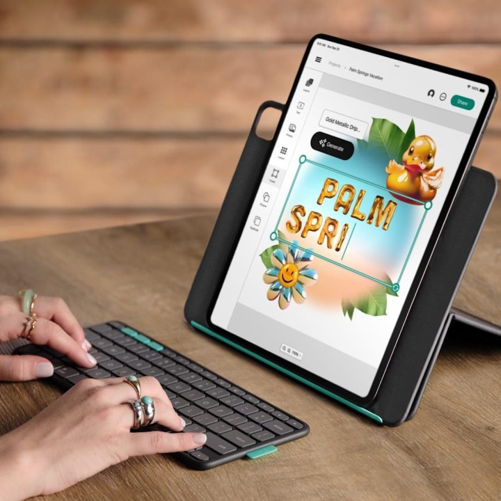 Logitech Flip Folio - Grafite - DEU