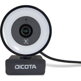 Dicota Webcam Ringlight 5 MP, preta