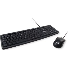 EQUIP 245200 Kit tastiera e mouse cablati DE layout nero