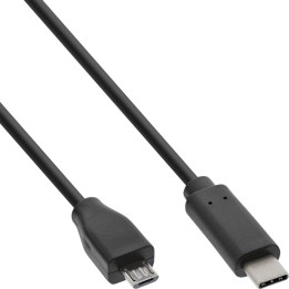 InLine 35742 USB 2.0 cable USB-C to Micro-B black 2 m