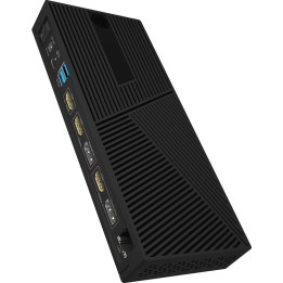 D Docking station 4xUSB-A/2xUSB-C/2xHDMI/DisplayPort ICY BOX Nero