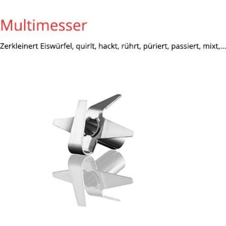 UNOLD ESGE-Zauberstab M 350 Maitre frullatore a immersione grigio/bianco