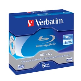 Verbatim 43748 blu-ray disc read / write (BD) BD-R 50 GB 5 pc (s)