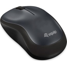 Equip Wireless USB Optical Mouse, Comfort, R+L, black