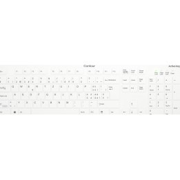 CHERRY ACTIVE KEY MTA AK-C8112 con cable, distribución DE, blanco