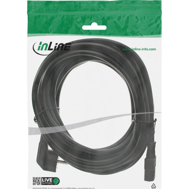 INLINE Netzkabel Schukostecker gewi