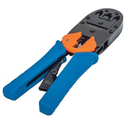 Intellinet 211048 Crimper Crimping Tool Black, Blue, Orange