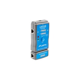 Lanberg NT-0403 Network Cable Tester PoE Power Tester Blue