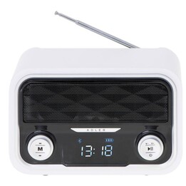 Adler AD 1185 Radio portable Blanc