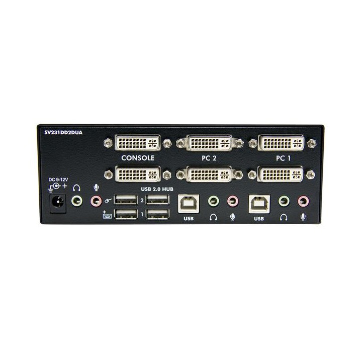 StarTech SV231DD2DUA 2-Port DVI KVM Switch