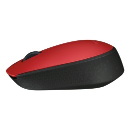 Mouse logitech wireless m171 black/red