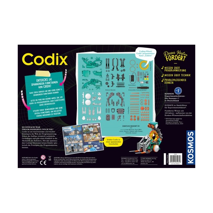Kosmos Codix - Dein mechanischer Coding-Roboter
